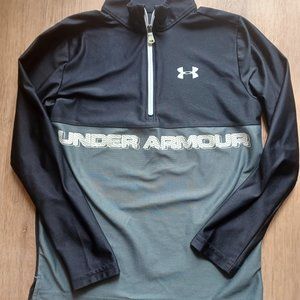 Under Armour HEATGEAR ,Size Youth L Half-Zipper Pullover, EUC